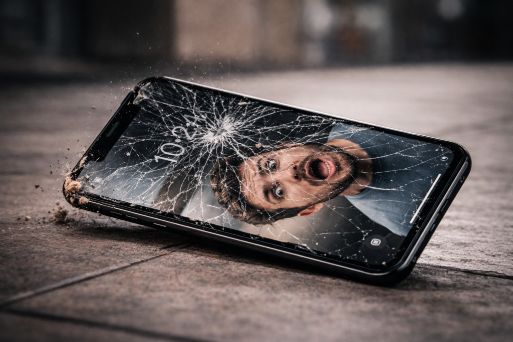 Usar celular com tela trincada pode ser perigoso; veja os riscos e quando trocar